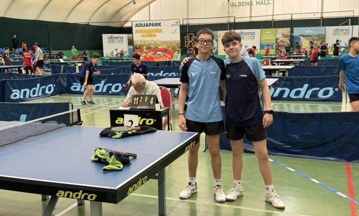 Πινγκ Πονγκ: Τέσσερις αθλητές στο Europe Youth Tournament