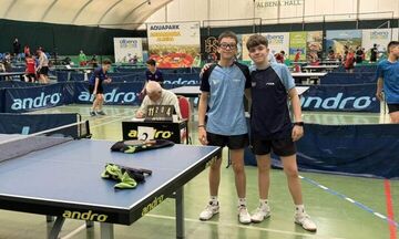 Πινγκ Πονγκ: Τέσσερις αθλητές στο Europe Youth Tournament