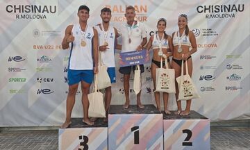 Beach Volley: Τρίτο βαλκανικό μετάλλιο για Χαρισσάκη και Φραγκιουδάκη