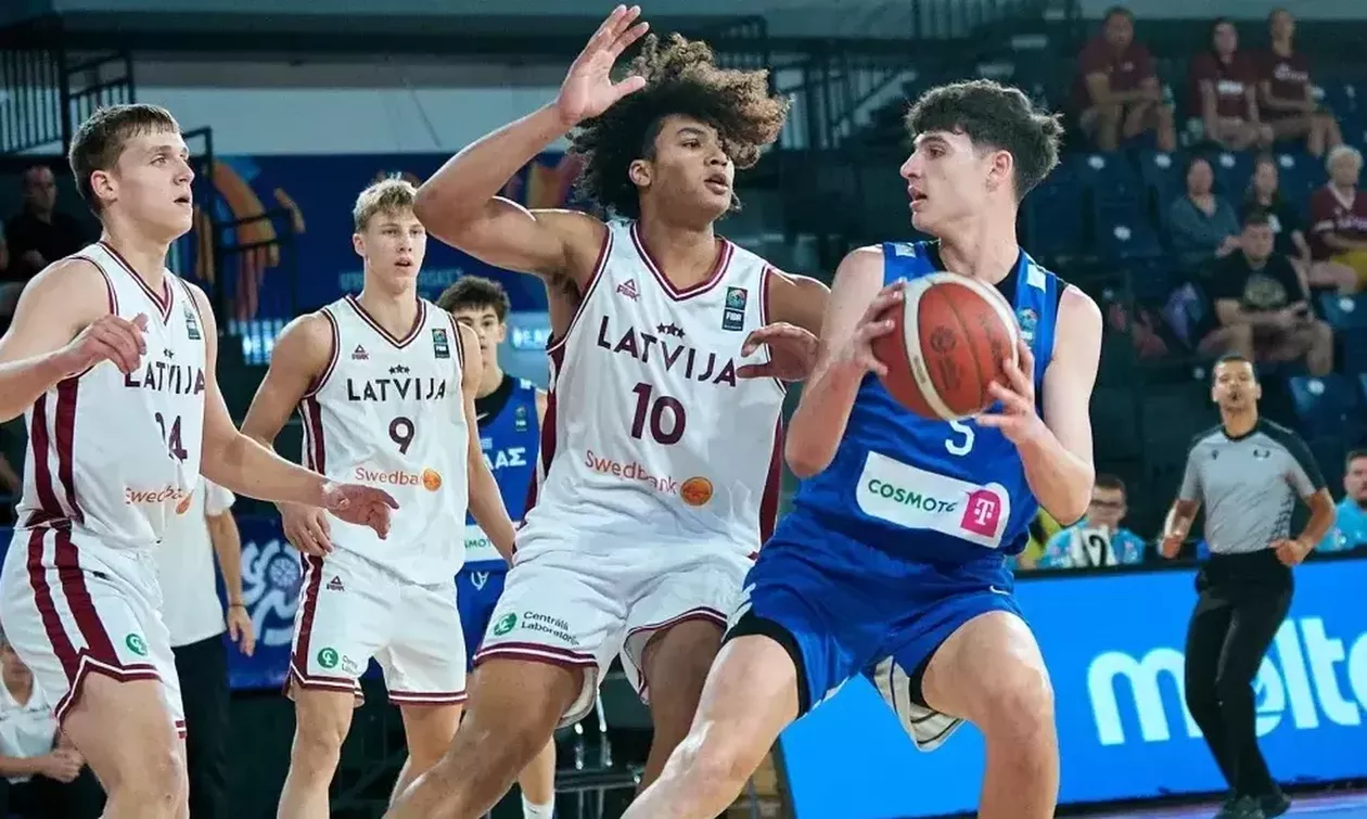 Eurobasket U16: Ήττα της Εθνικής Παίδων από τη Λετονία 