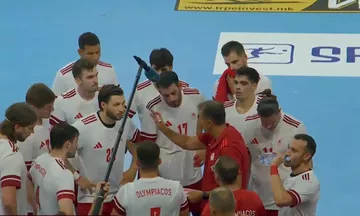 Ολυμπιακός: Οριακή ήττα (25-24) στο δεύτερο φιλικό στην Οχρίδα