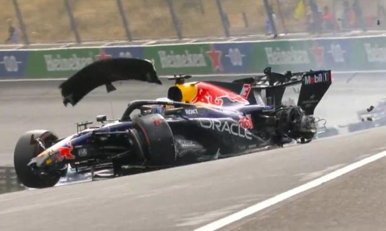 F1: Ατύχημα για τον Φερστάπεν στην Ολλανδία