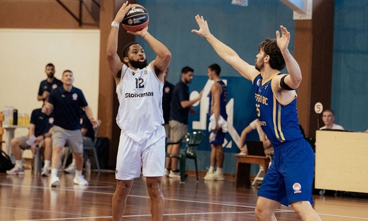 ΠΑΟΚ-Περιστέρι 84-82: Φιλική νίκη στο Μέτσοβο