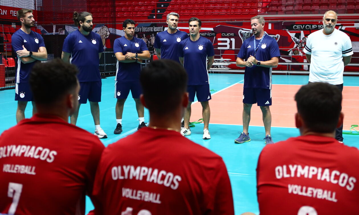 Η πρώτη προπόνηση του Ολυμπιακού ΟΝΕΧ
