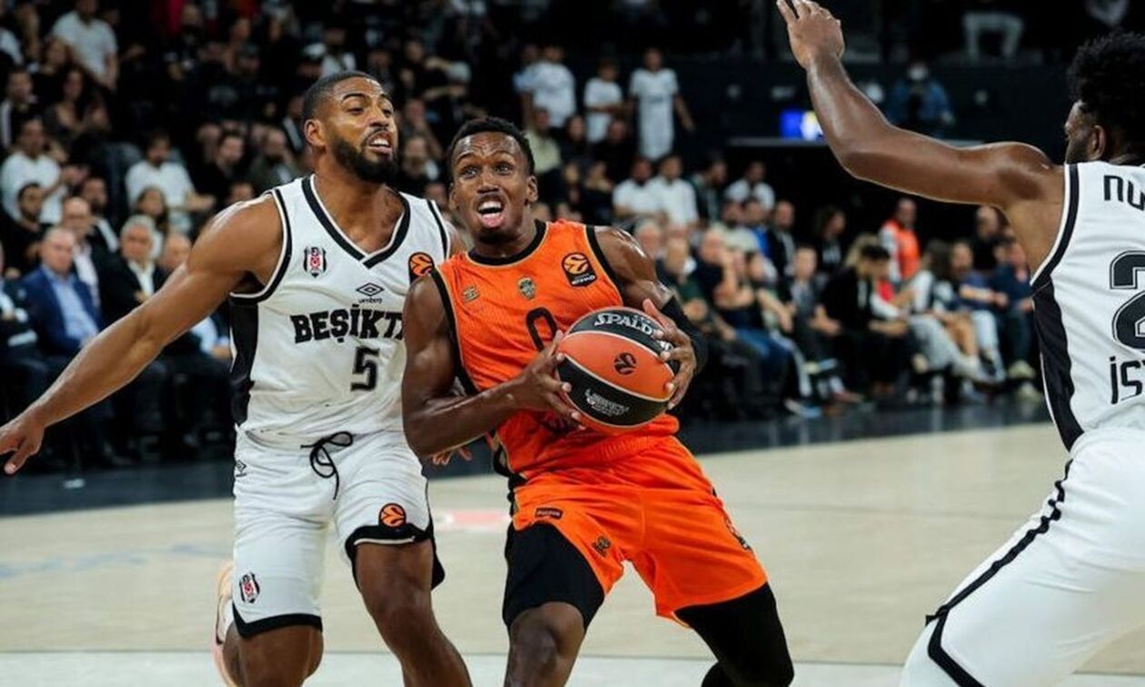 Μπεσίκτας - Βαλένθια 94-96: Απίθανο ματς στην Πόλη με τον Σορτς να θυμίζει κάτι από... Παρί