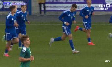 B. Ιρλανδία U21 - Eλλάδα U21 0-1: Ο Μύθου με κεφαλιά δίνει το προβάδισμα στην Εθνική (vid)