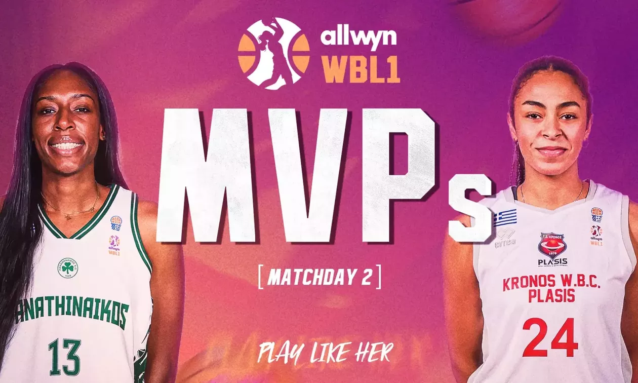 Α1 Γυναικών: MVP η Κέιβ, MVP Next Gen η Σταθοπούλου