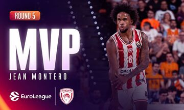 Ζαν Μοντέρο: MVP της 5ης αγωνιστικής της EuroLeague
