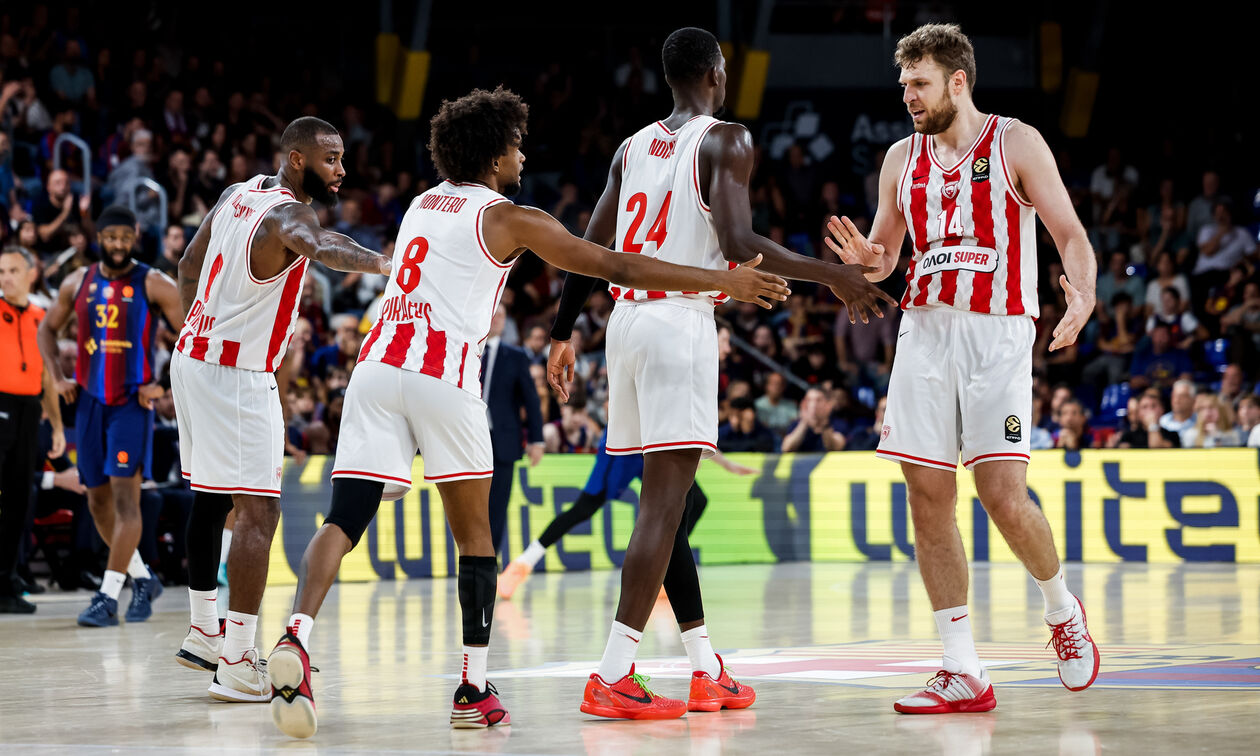 Μπαρτσελόνα - Ολυμπιακός 100-105: Όλα τα καλάθια των Κόντι Μίλερ-ΜάκΙνταϊρ και Εμπάι Εντζάι