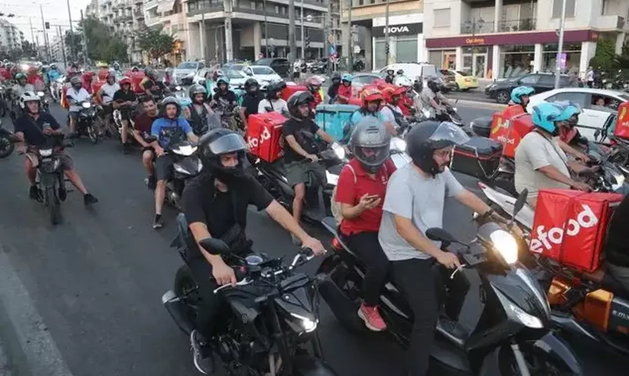 Στάση εργασίας των διανομέων και συγκέντρωση στο υπουργείο Εργασίας – Τι ζητούν 