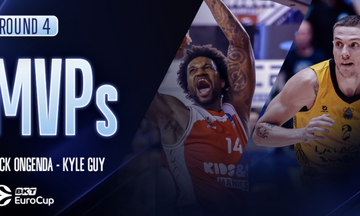 EuroCup: Οι MVP της 4ης αγωνιστικής Κάιλ Γκάι και Νικ Ονγκέντα