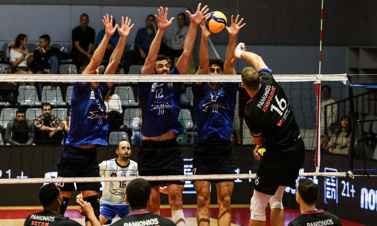 Volley League Ανδρών: Πέρασε από το Ζηρίνειο ο Πανιώνιος, 3-2 την Κηφισιά