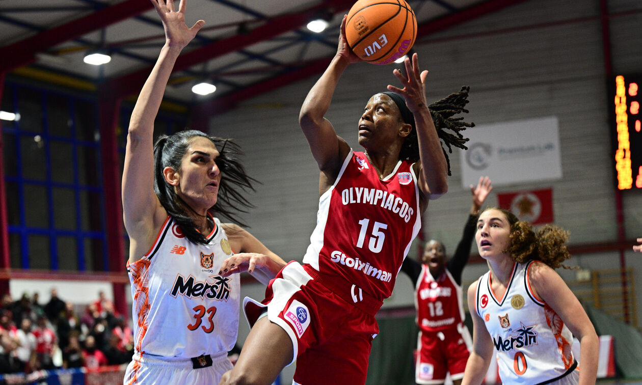 Ολυμπιακός - Μερσίν 62-89: Το πάλεψε όσο μπορούσε (highlights)